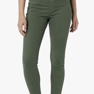 Dark Green Amazon Essentials Women's Pull-on Skinny Jeans